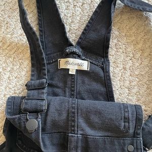 Madewell size small black overalls